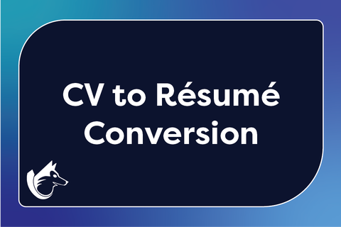 CV to Résumé Conversion – On-Demand Webinar