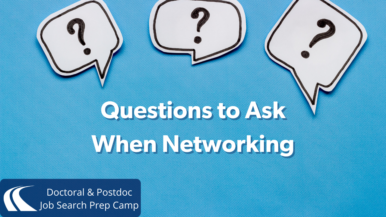Good questions to ask when networking, and why they are helpful ...