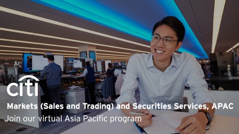 Markets Division (Sales and Trading) Virtual Intern Experience (Asia)