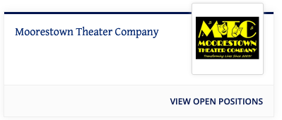 Moorestown Theater Company - click to view open positions